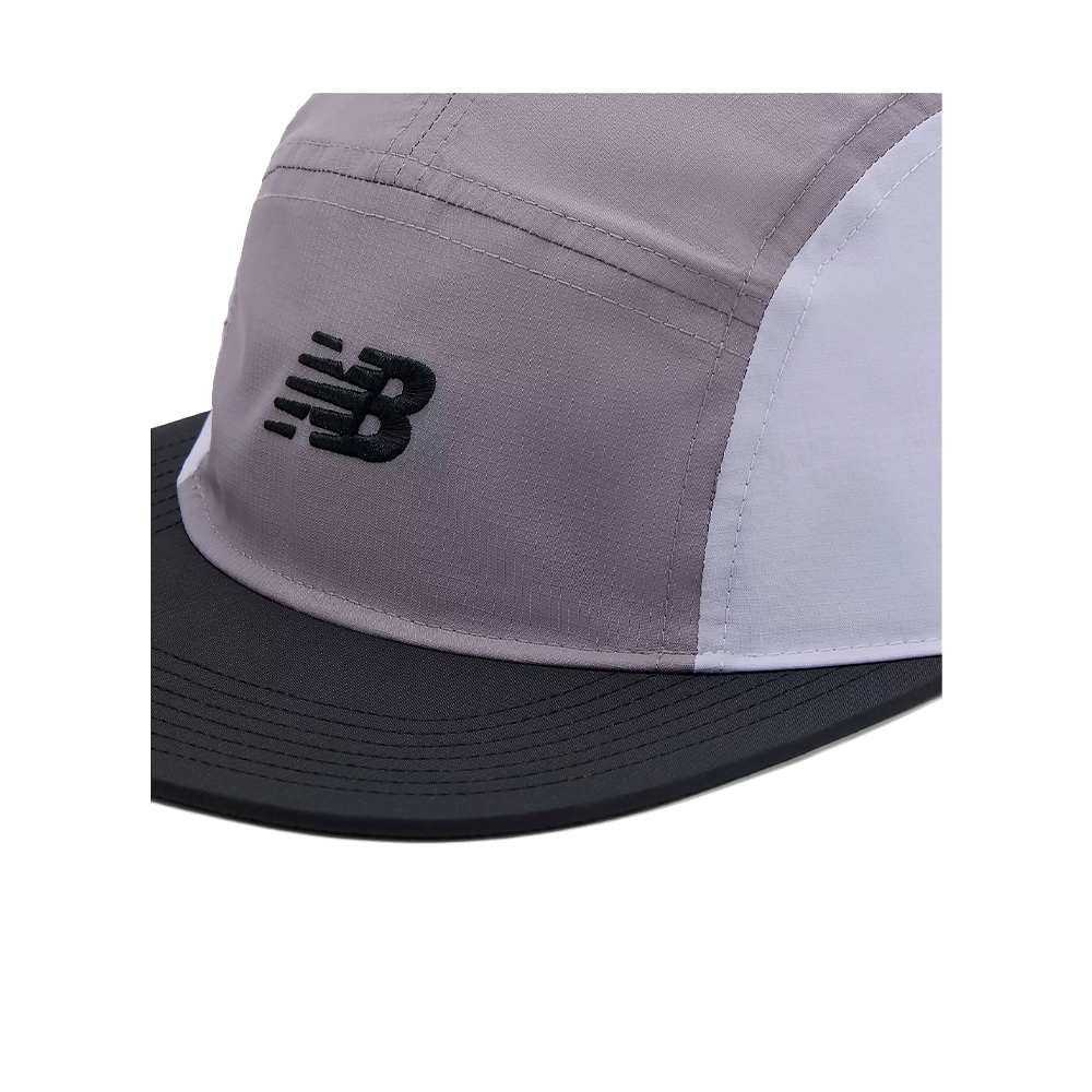 Boné New Balance 5 Panel Cinza
