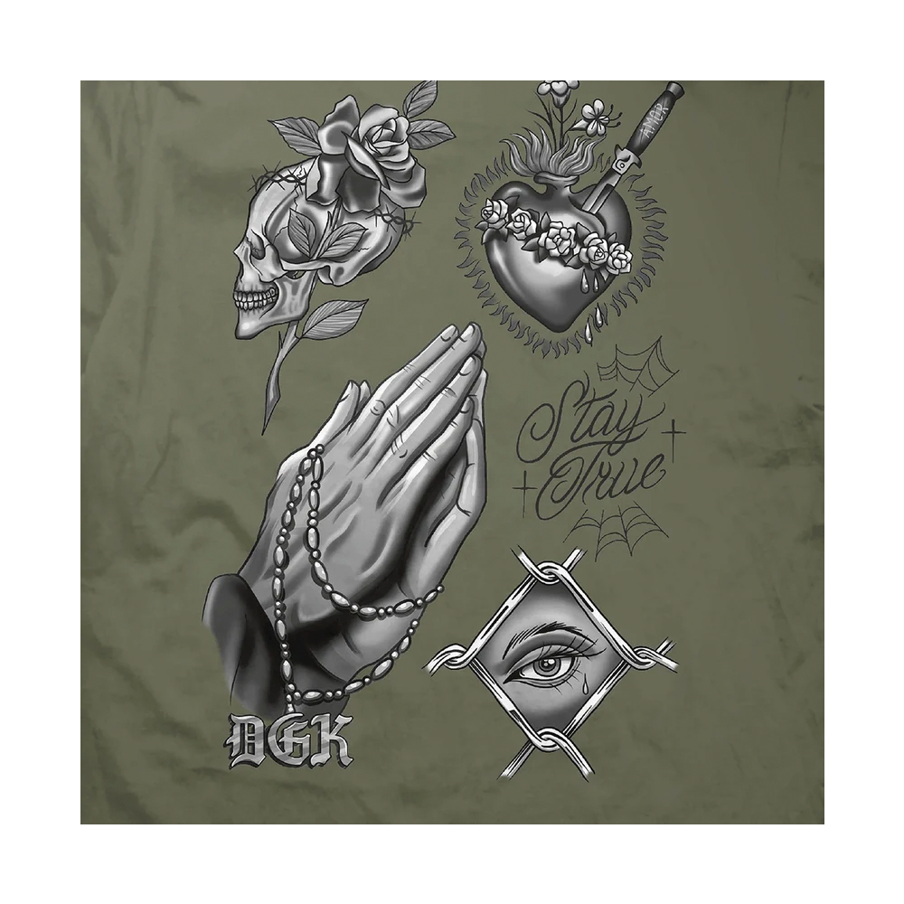 Camiseta DGK Stay True Verde