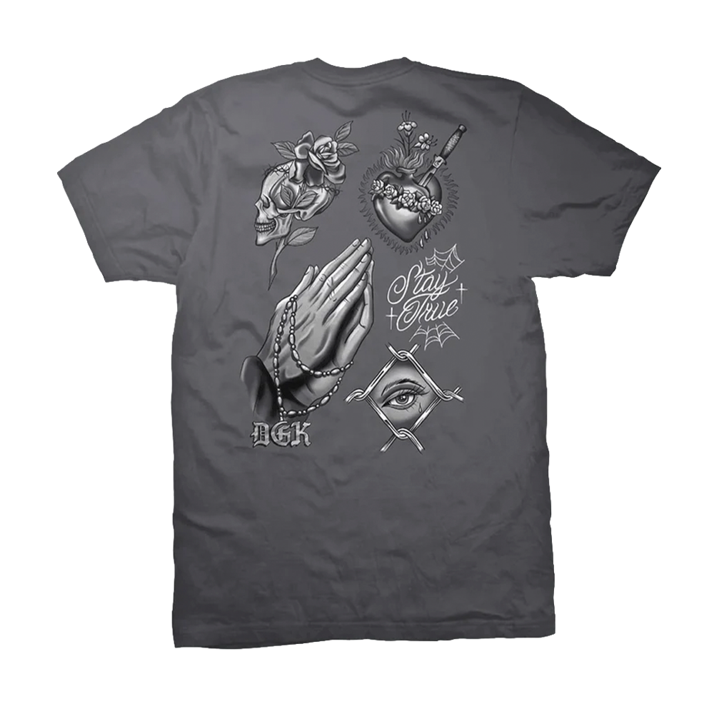 Camiseta DGK Stay True Cinza
