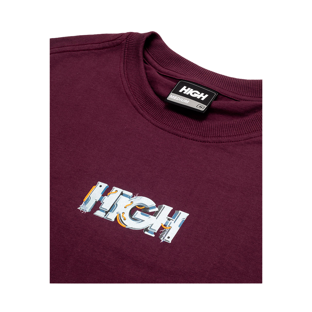 Camiseta High Tee Shock Vinho