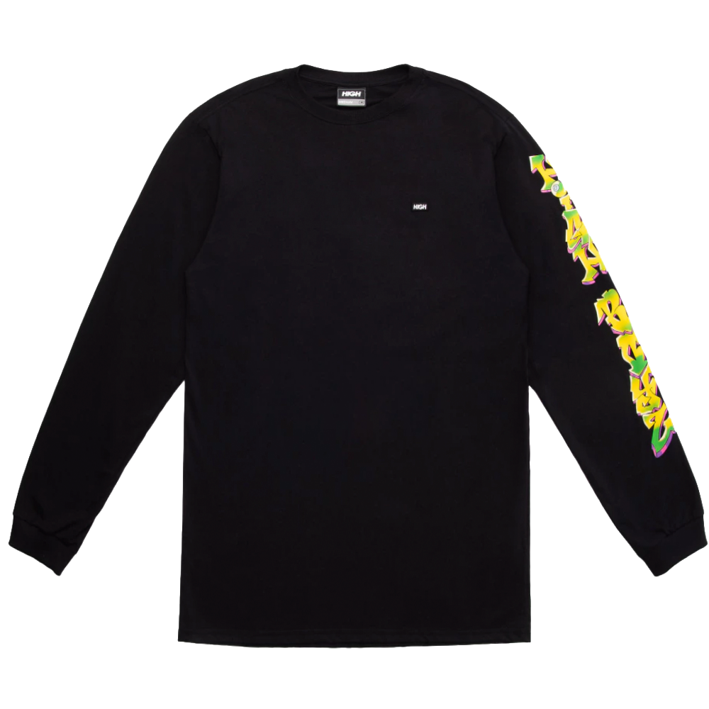 Camiseta High Manga Longa Fresh Preto