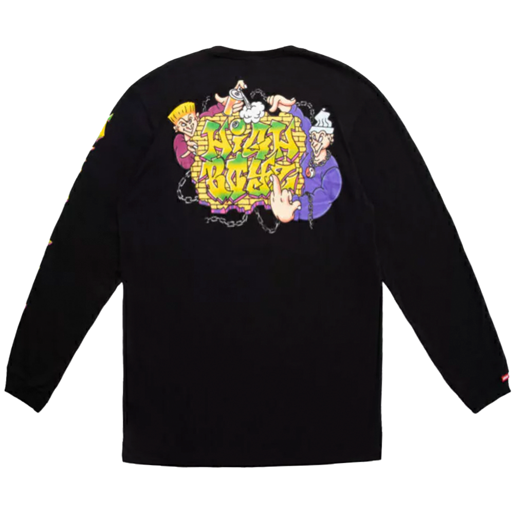 Camiseta High Manga Longa Fresh Preto