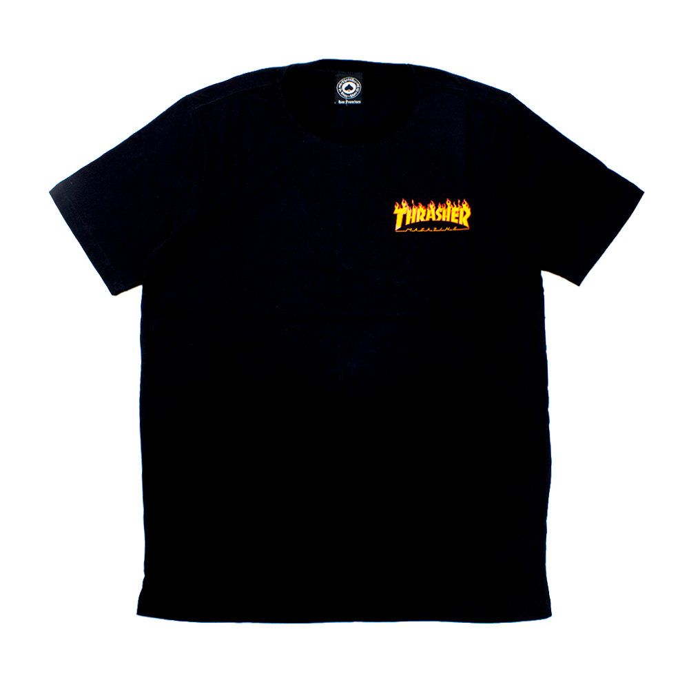 Camiseta Thrasher Flame Logo Chest