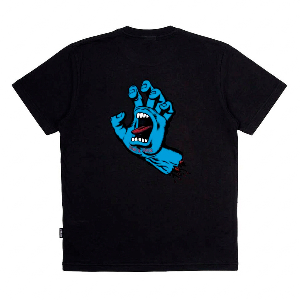 Camiseta Santa Cruz  Opus Screaming Hand Preto