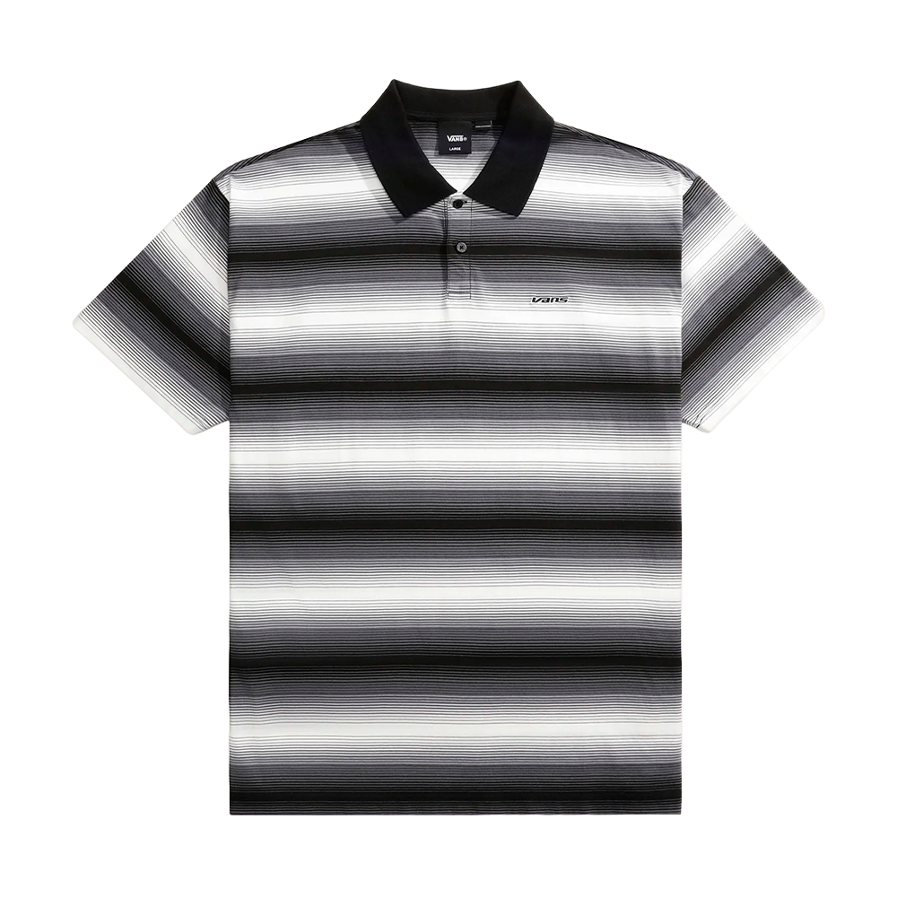 Camisa Polo Vans Molino Shadow Stripes Steel Shadow