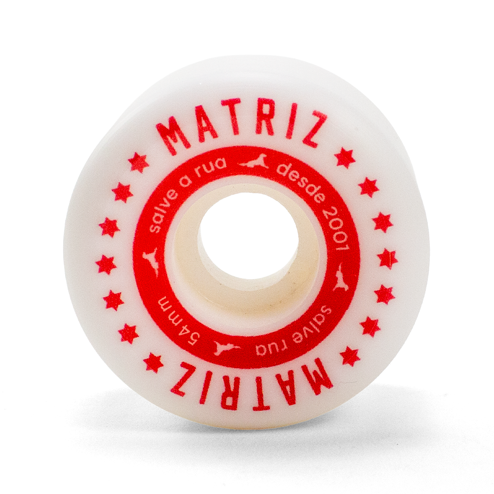 Roda Matriz Salve a Rua Branco/Vermelho - 101A