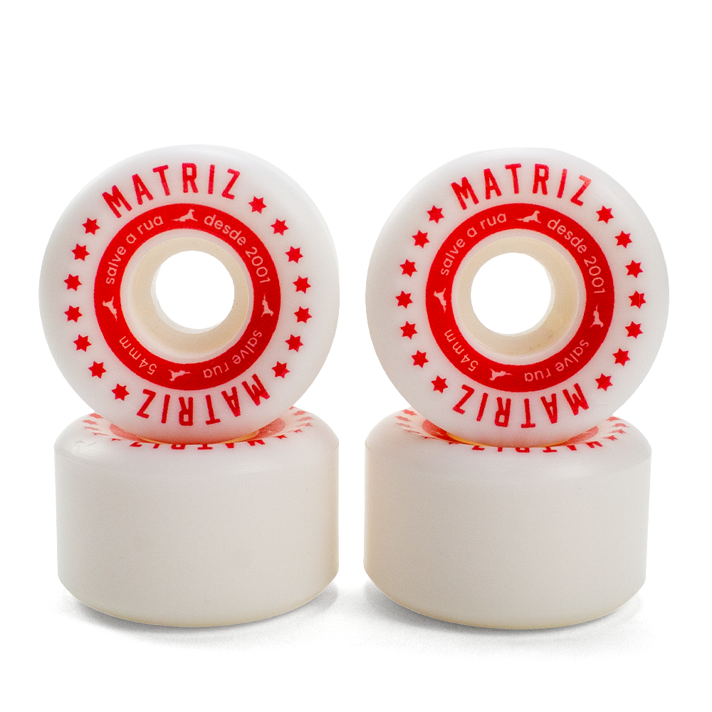 Roda Matriz Salve a Rua Branco/Vermelho - 101A