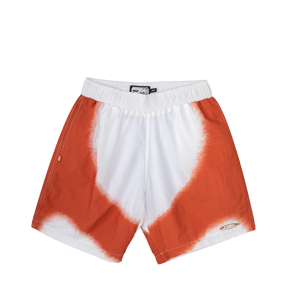 Shorts High Fade Branco/Laranja