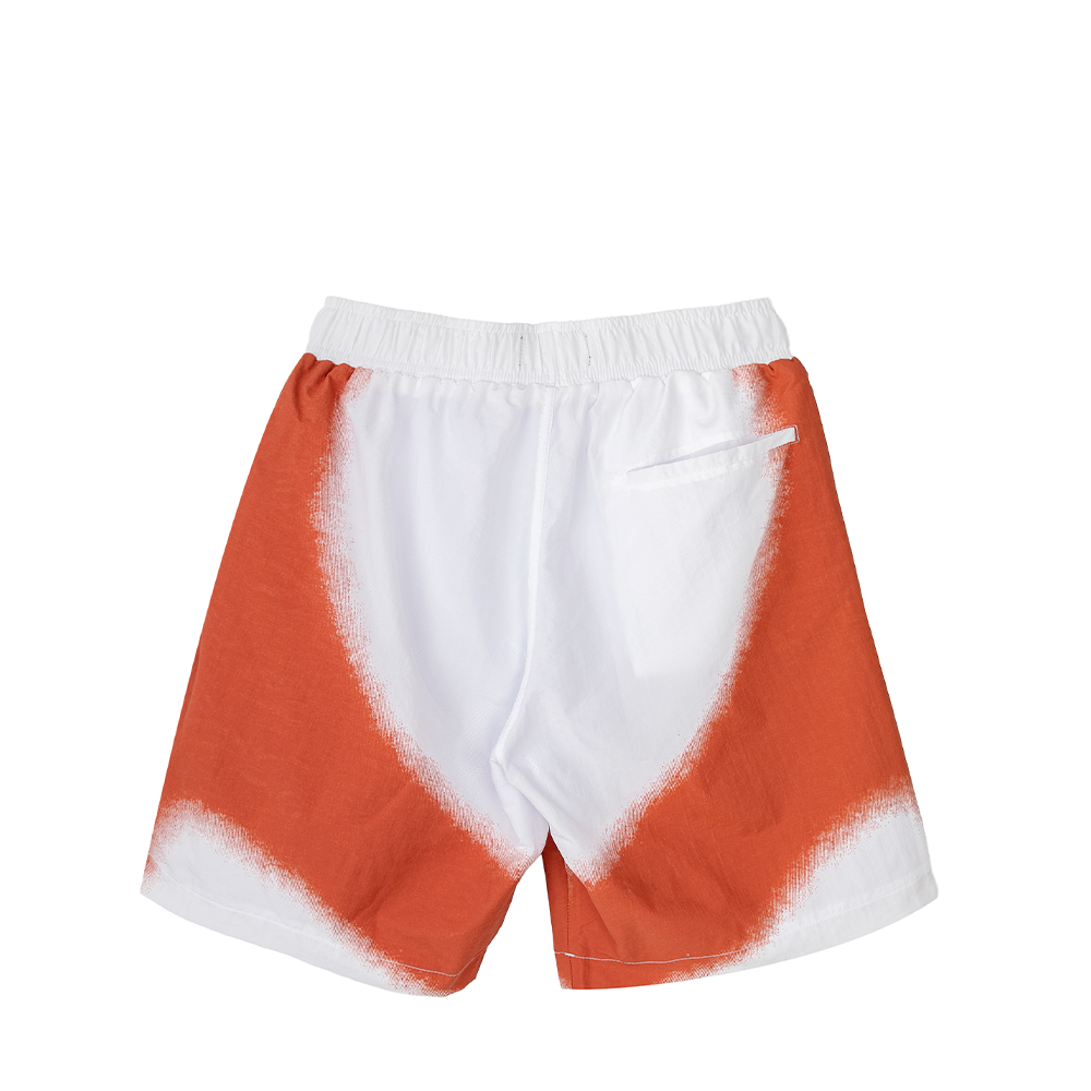 Shorts High Fade Branco/Laranja