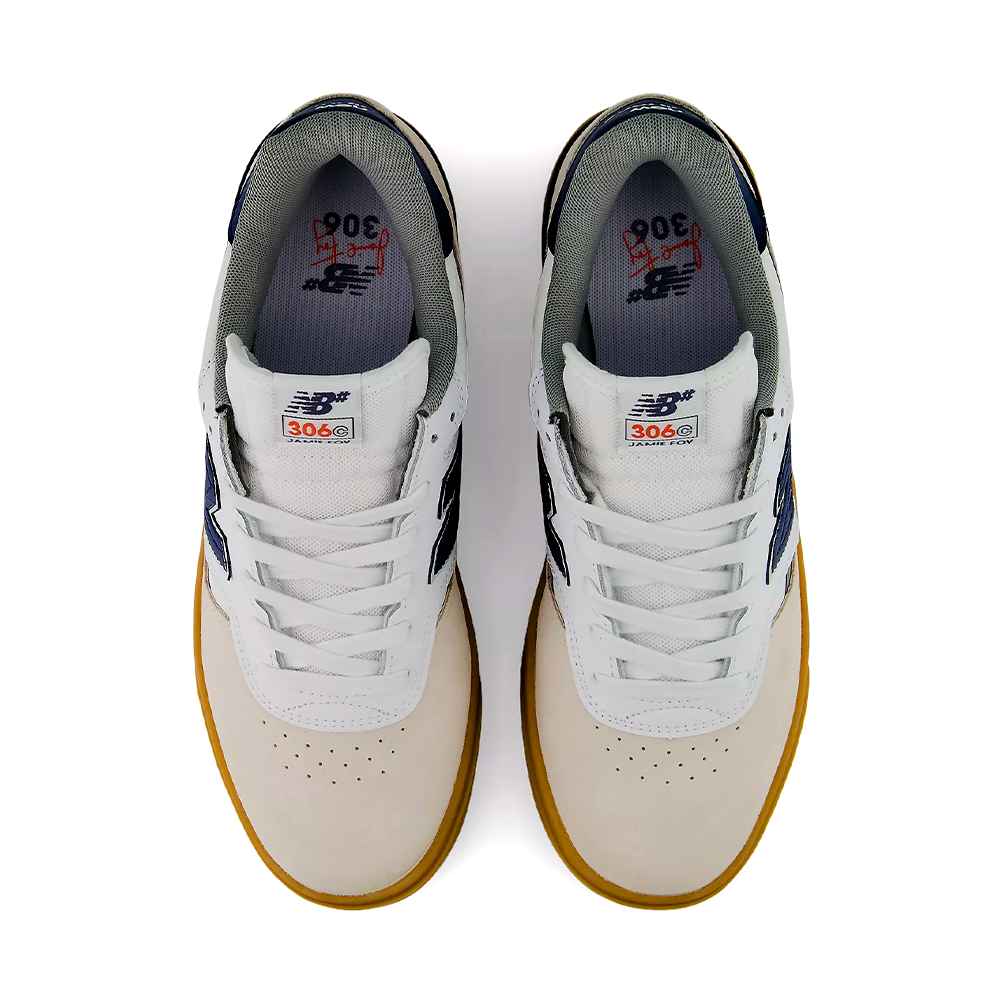 Tênis New Balance Numeric Jamie Foy 306C Branco/Marinho