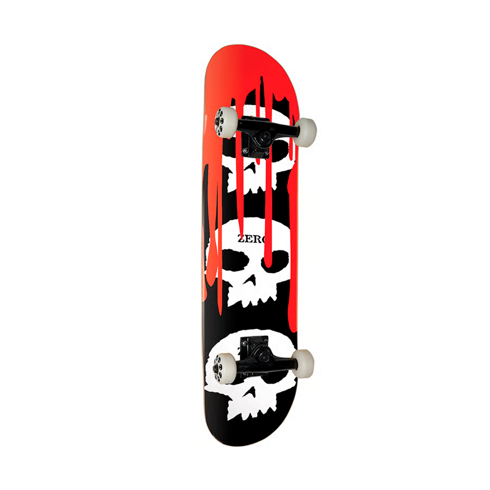 Skate Montado Zero Skateboards 3 Skull Blood Complete
