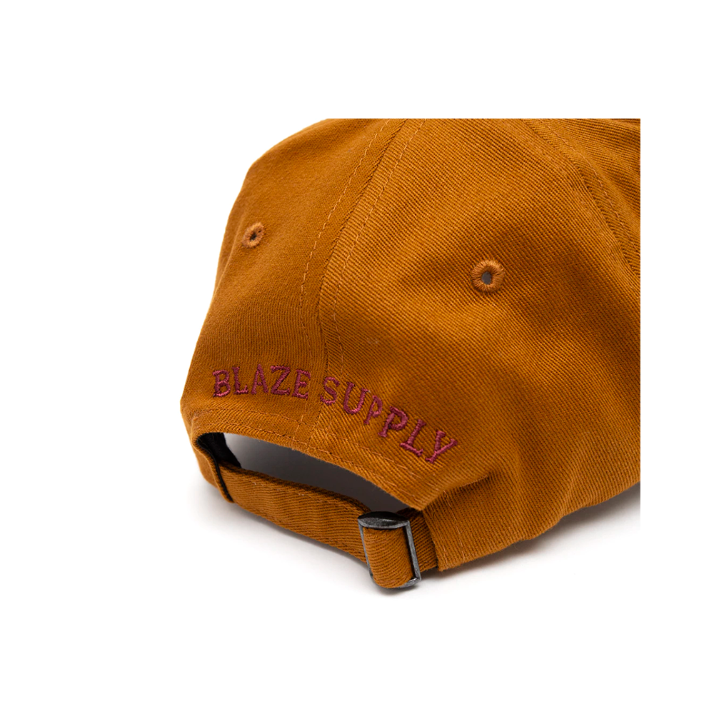 Boné Blaze Supply Dad Hat Pipe Caramelo