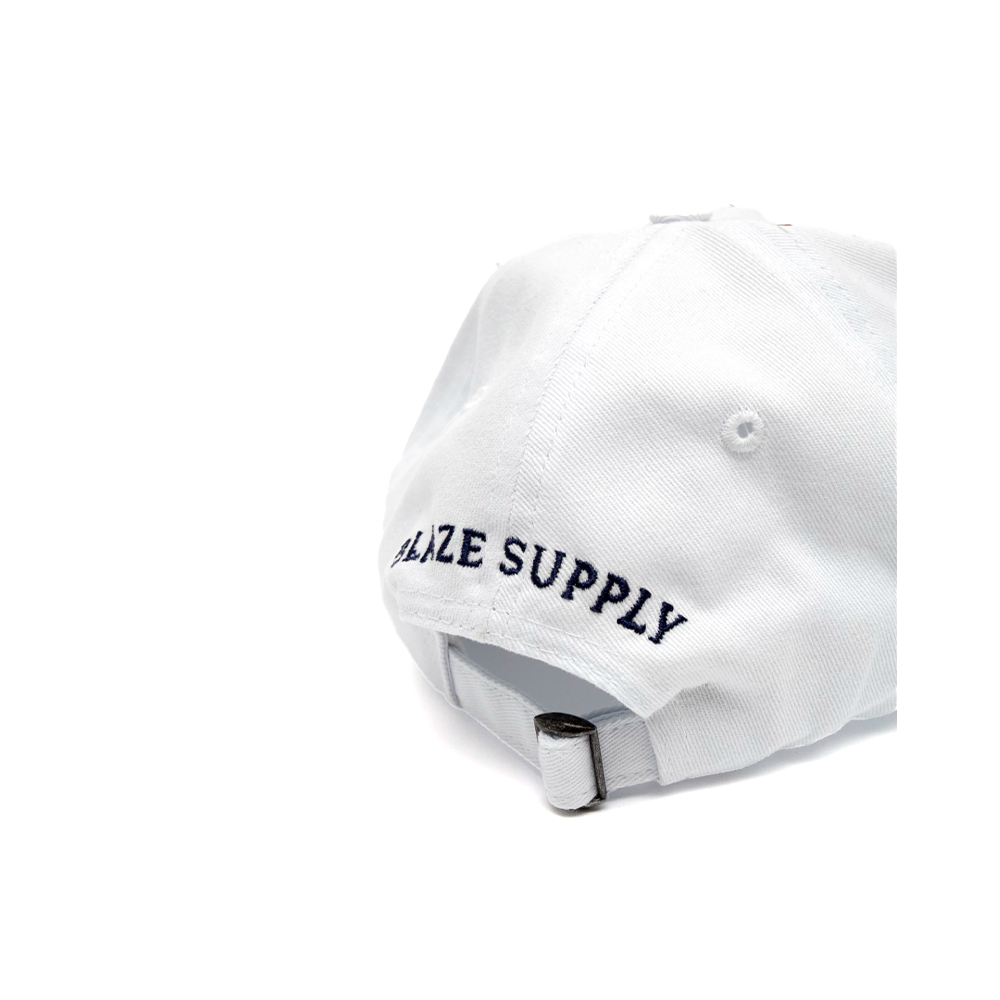 Boné Blaze Supply Dad Hat Pipe Branco