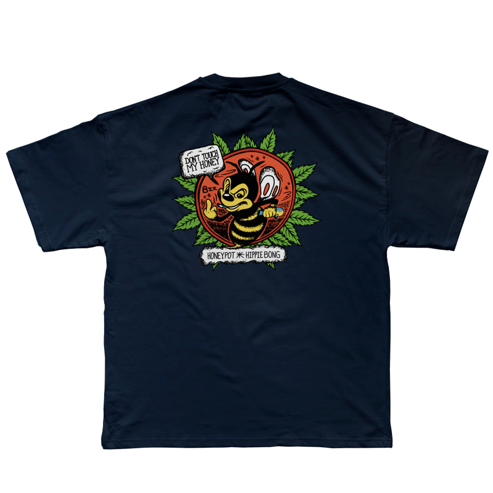Camiseta Honeypot X Hippie Bong Marinho