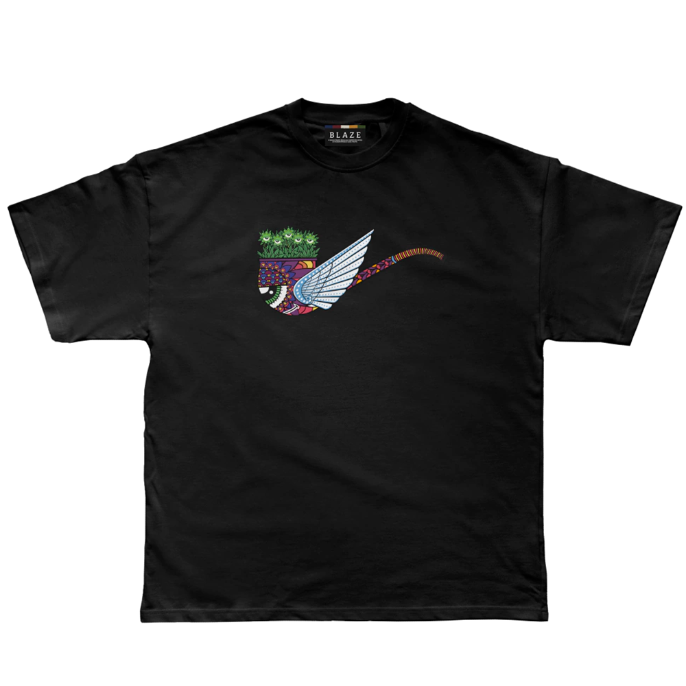 Camiseta Blaze Supply Barnero Early Bird Preto