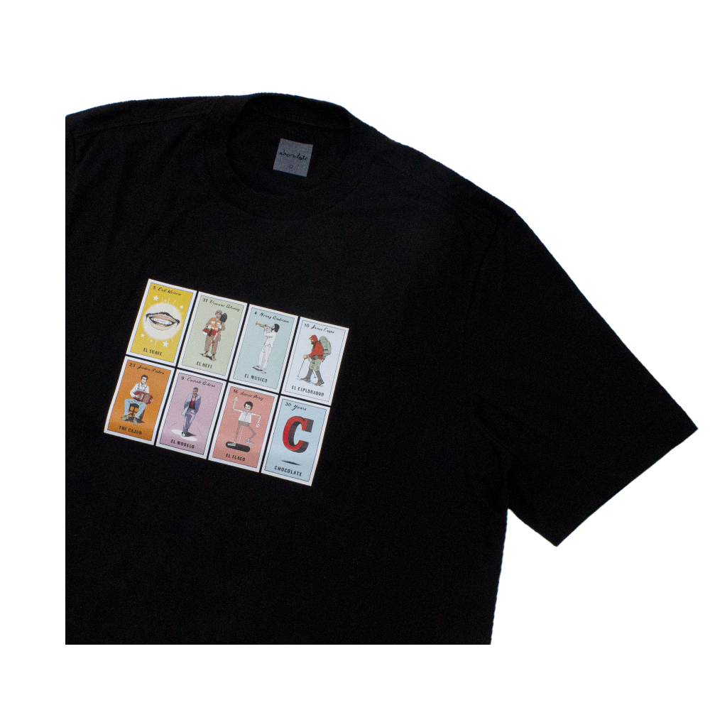 Camiseta Chocolate Loteria 30 Preto