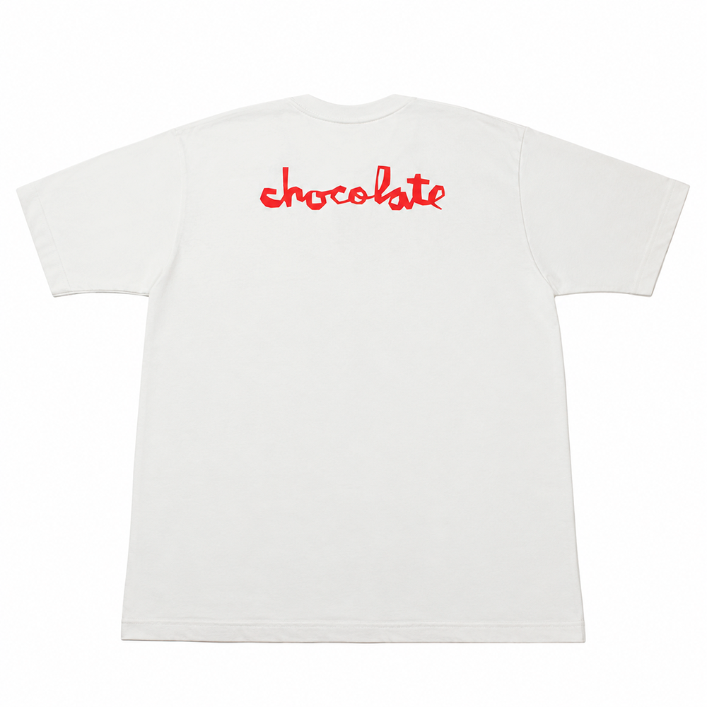 Camiseta Chocolate Oversize Parental Over Branco
