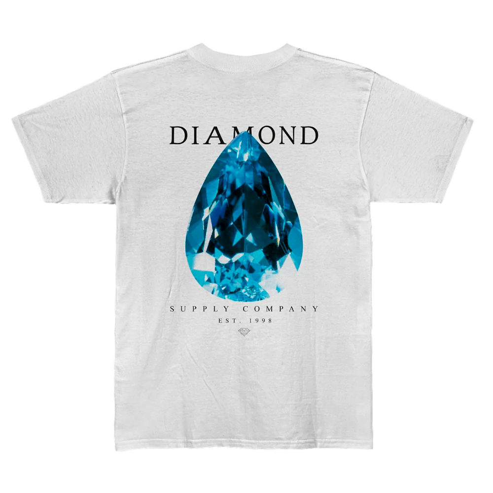 Camiseta Diamond Tear Drop White