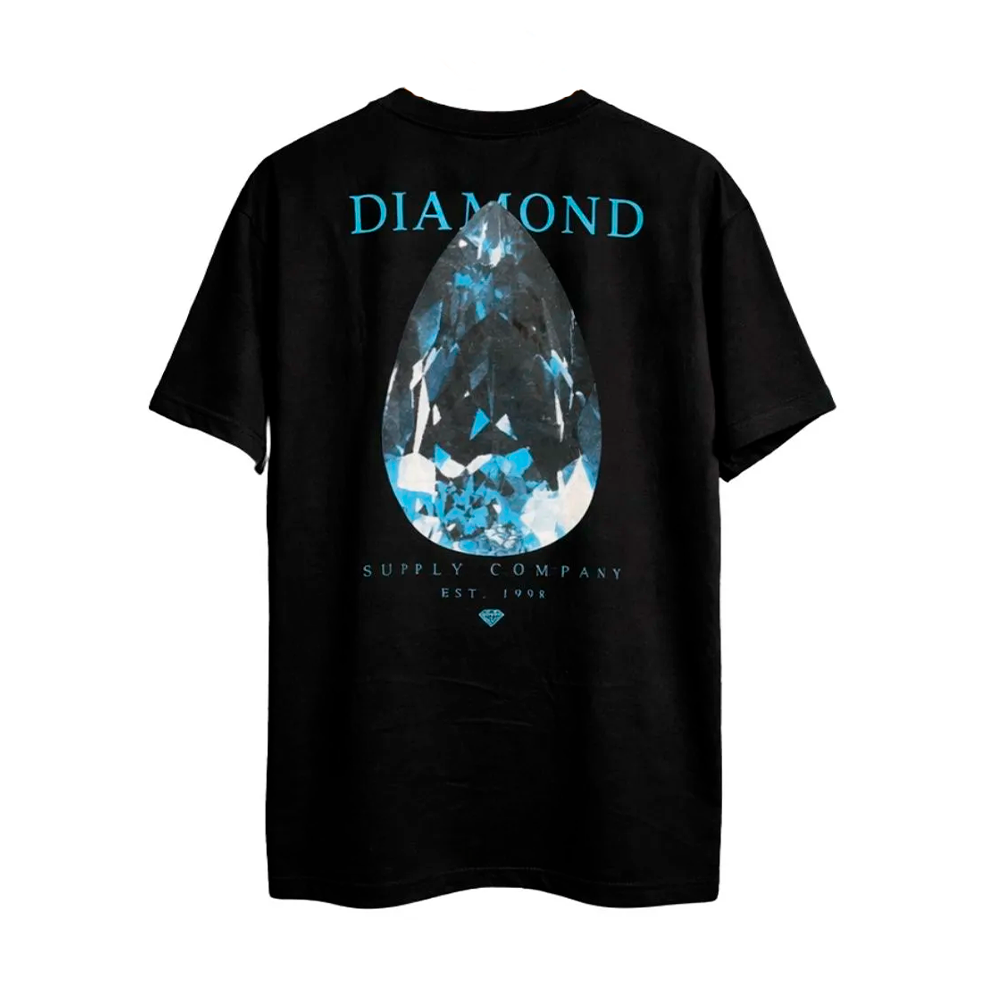 Camiseta Diamond Tear Drop Black