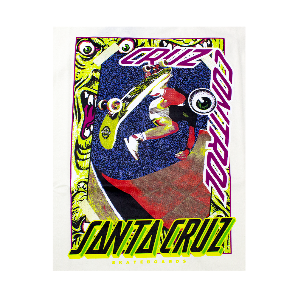 Camiseta Santa Cruz Oversized Roskopp Cruz Control