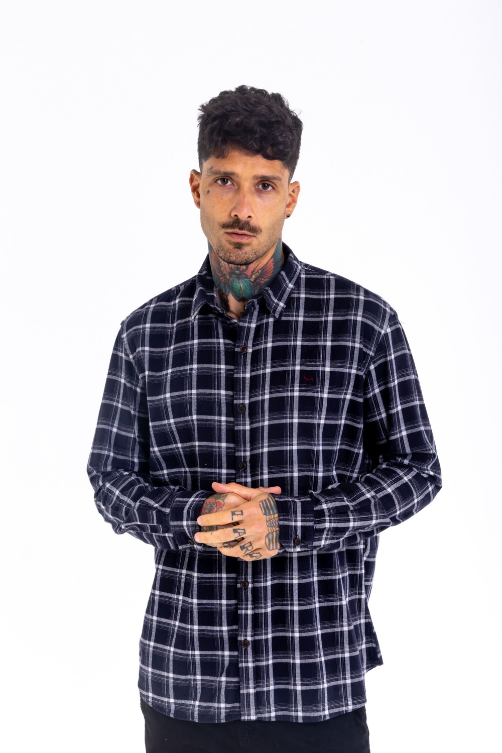 Camisa Black Plaid