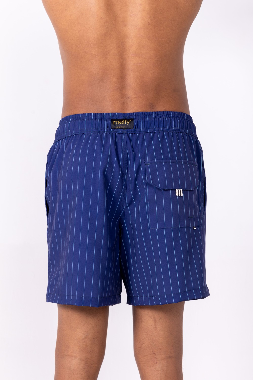 Short Navy Stripes