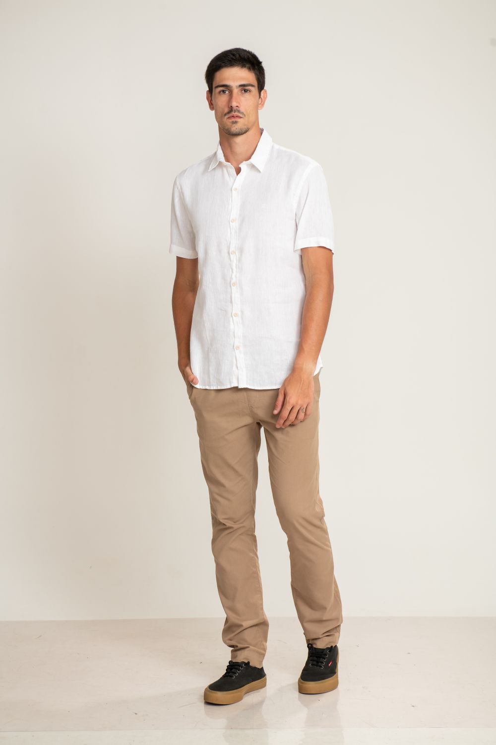 Camisa Linho Branco