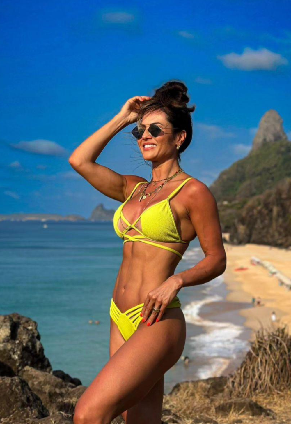 top tulum lima 1056 hype beachwear - Morango Brasil