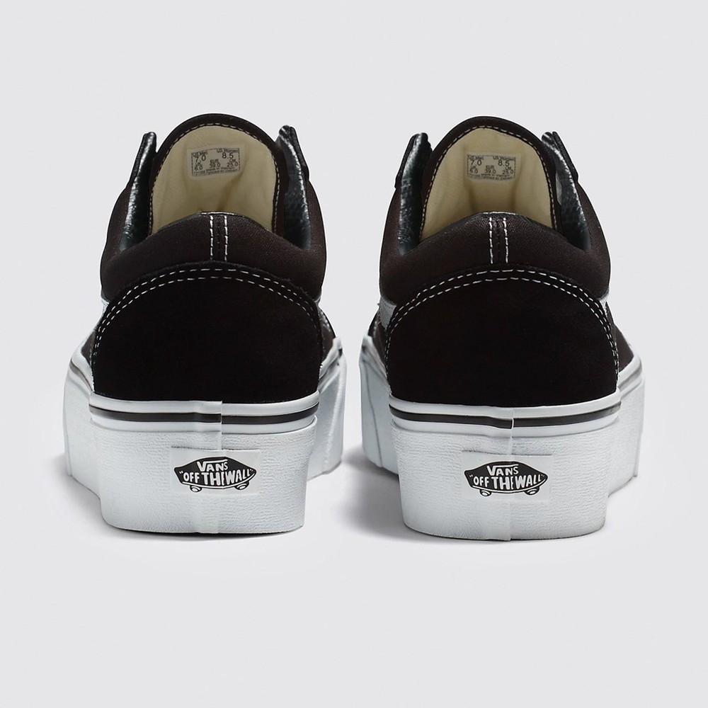 Tênis Vans Old Skool Plataforma - Black/White