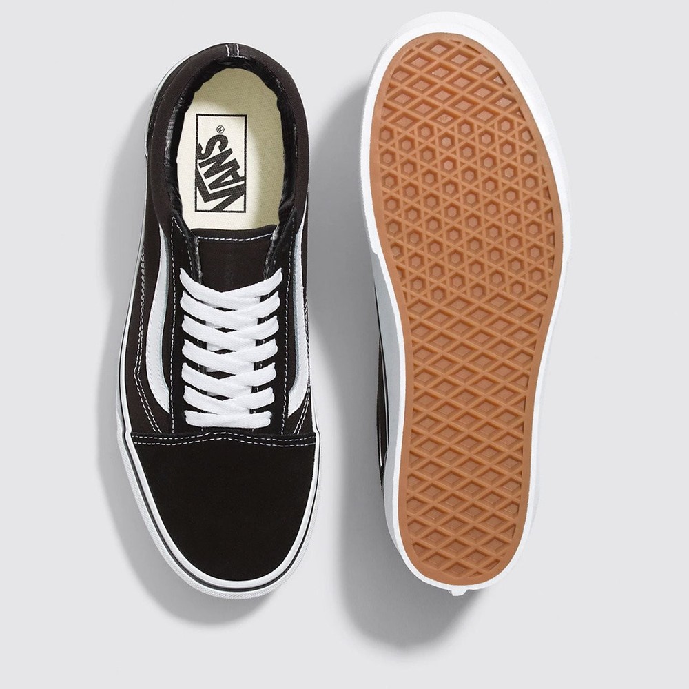 Tênis Vans Old Skool Plataforma - Black/White