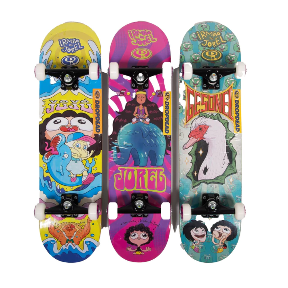 Skate Drop Dead Completo Kids Irmão do Jorel - Jorel Zen 7.5'