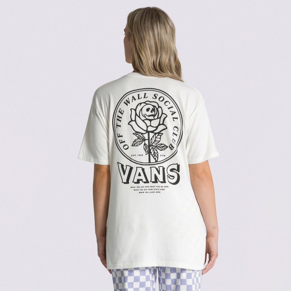 Camiseta Vans Off The Wall Social Club SS Marshmallow