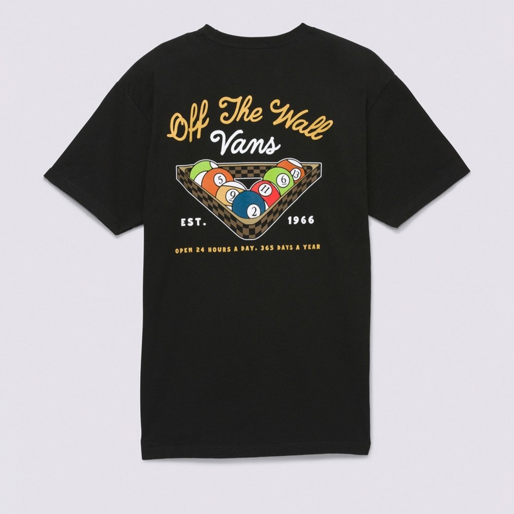 Camiseta Vans  Off The Wall Pool Club SS Black