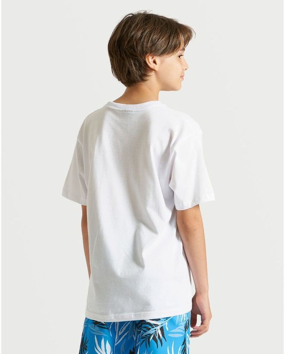 Camiseta Volcom Crisp Stone Juvenil Branca