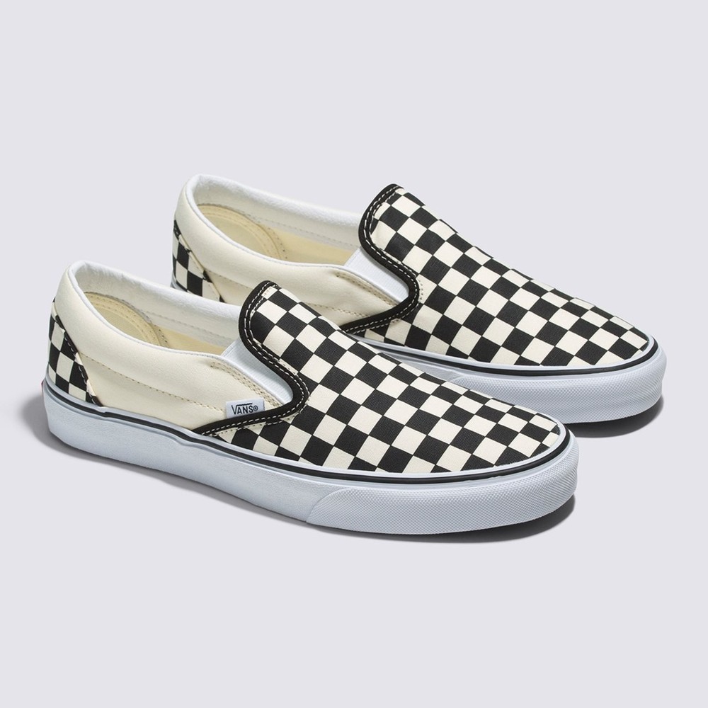 Tênis Vans Slip-On Checkerboard Black White