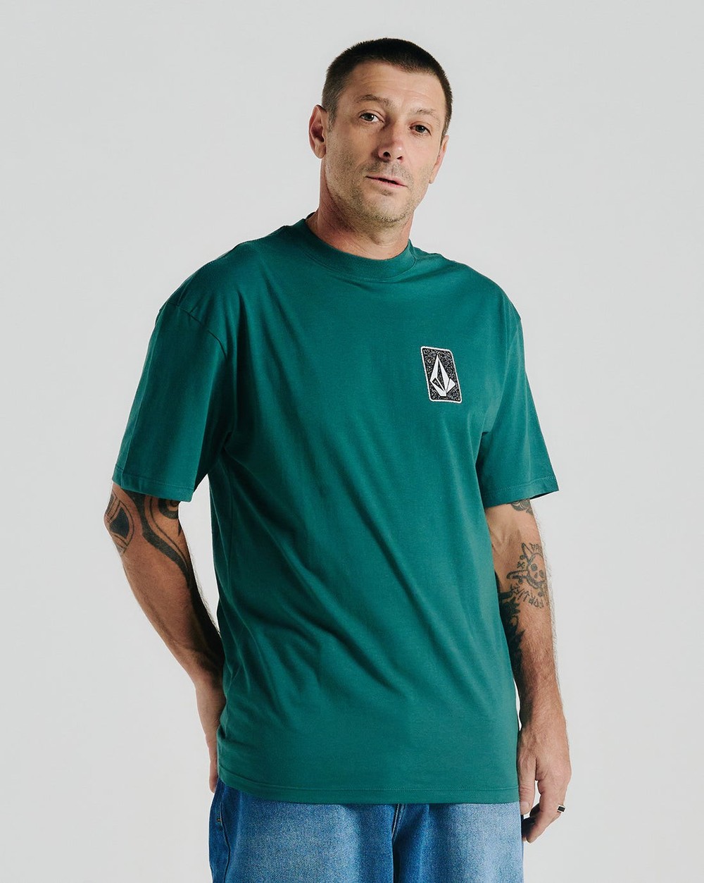 Camiseta Volcom Confort Originator Verde