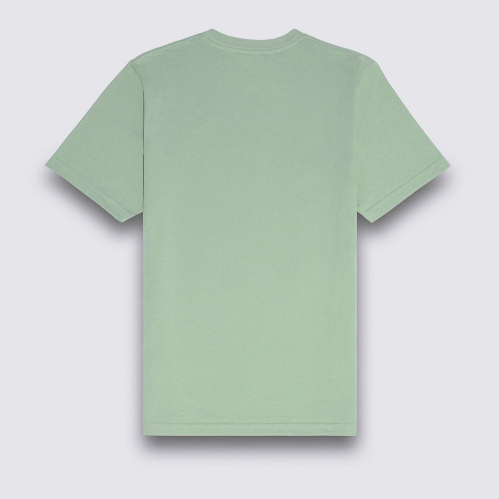 Camiseta Vans Style 76 Iceberg Green Infantil