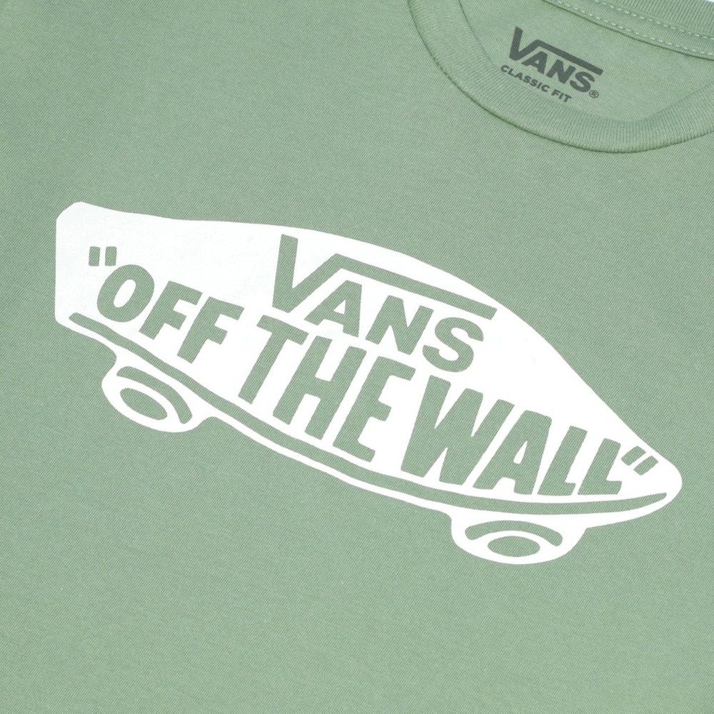 Camiseta Vans Style 76 Iceberg Green Infantil