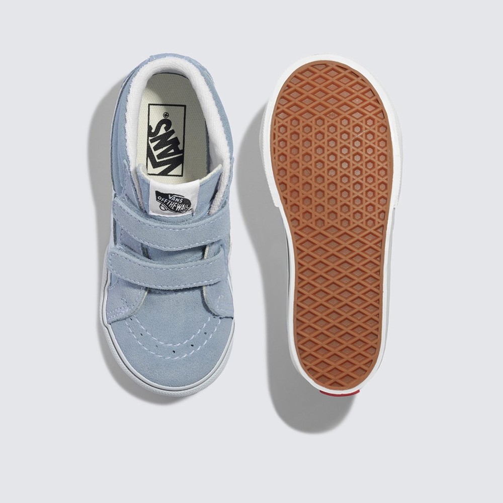 Tênis Vans SK8-Mid V Infantil Dusty Blue