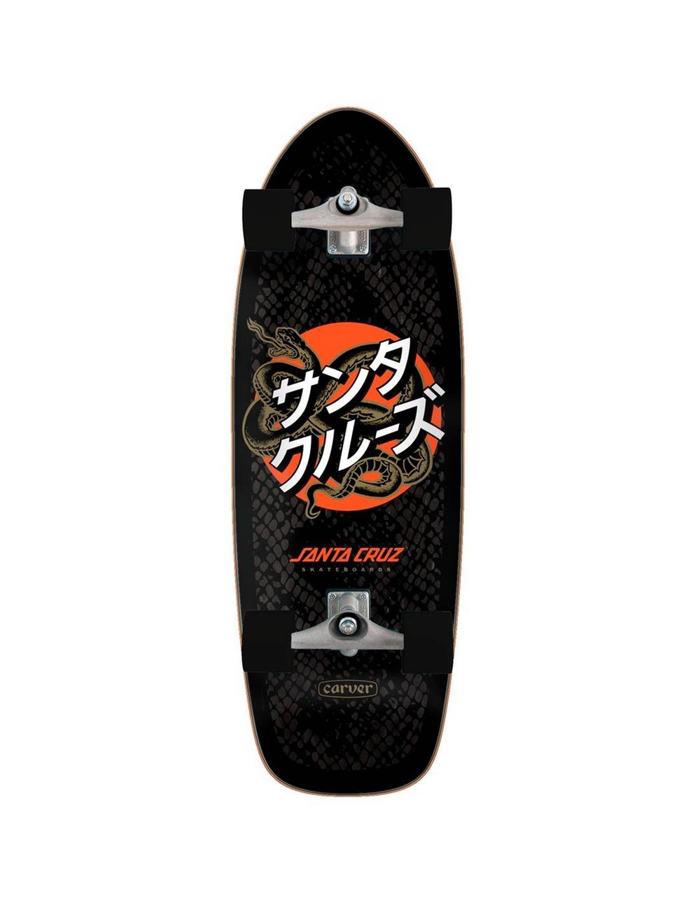 Cruiser Santa Cruz Japanese Snake Dot Pig Carver 10.54'