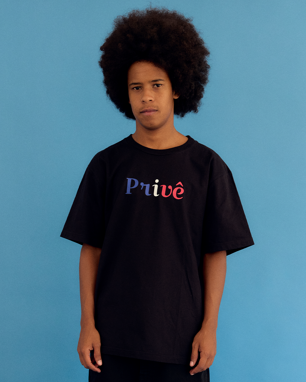 Camiseta Privê France Vibe Preto