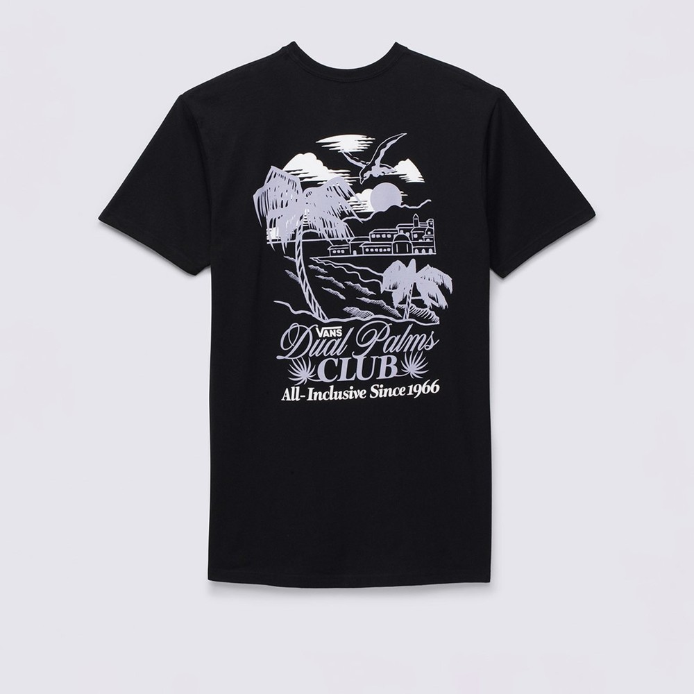 Camiseta Vans Dual Palms Club Black