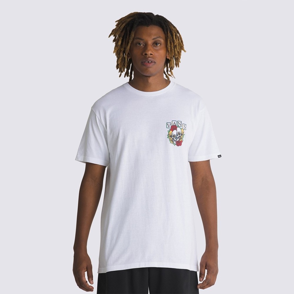 Camiseta Vans Break Apart Rosette White