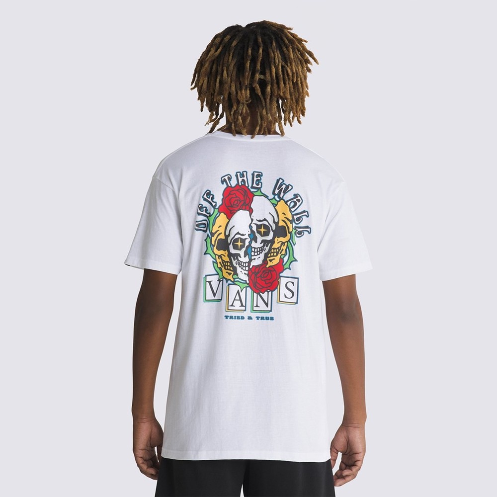 Camiseta Vans Break Apart Rosette White