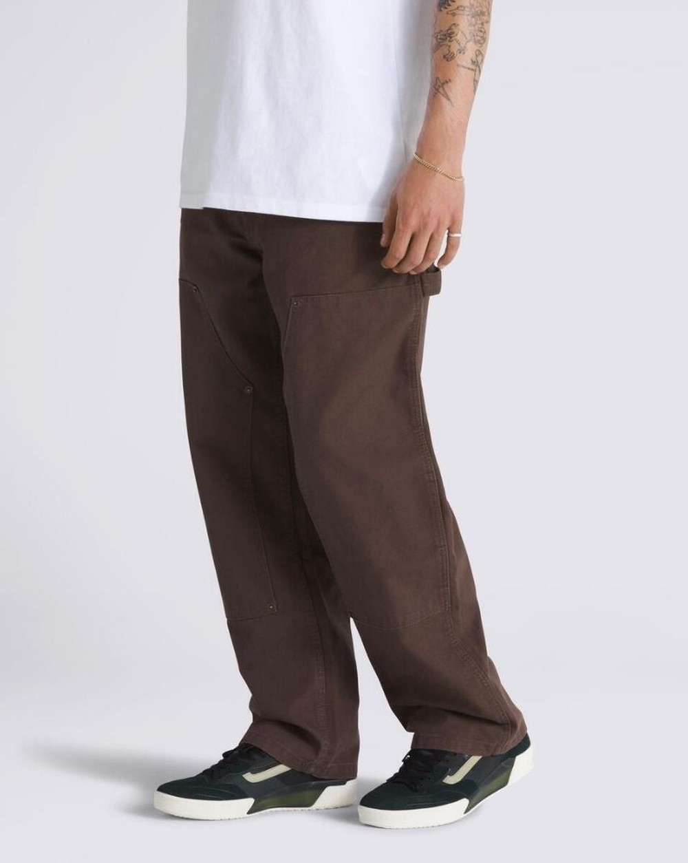 Calça Skate Drill Chore Ave Loose Carp Chocolate Brown