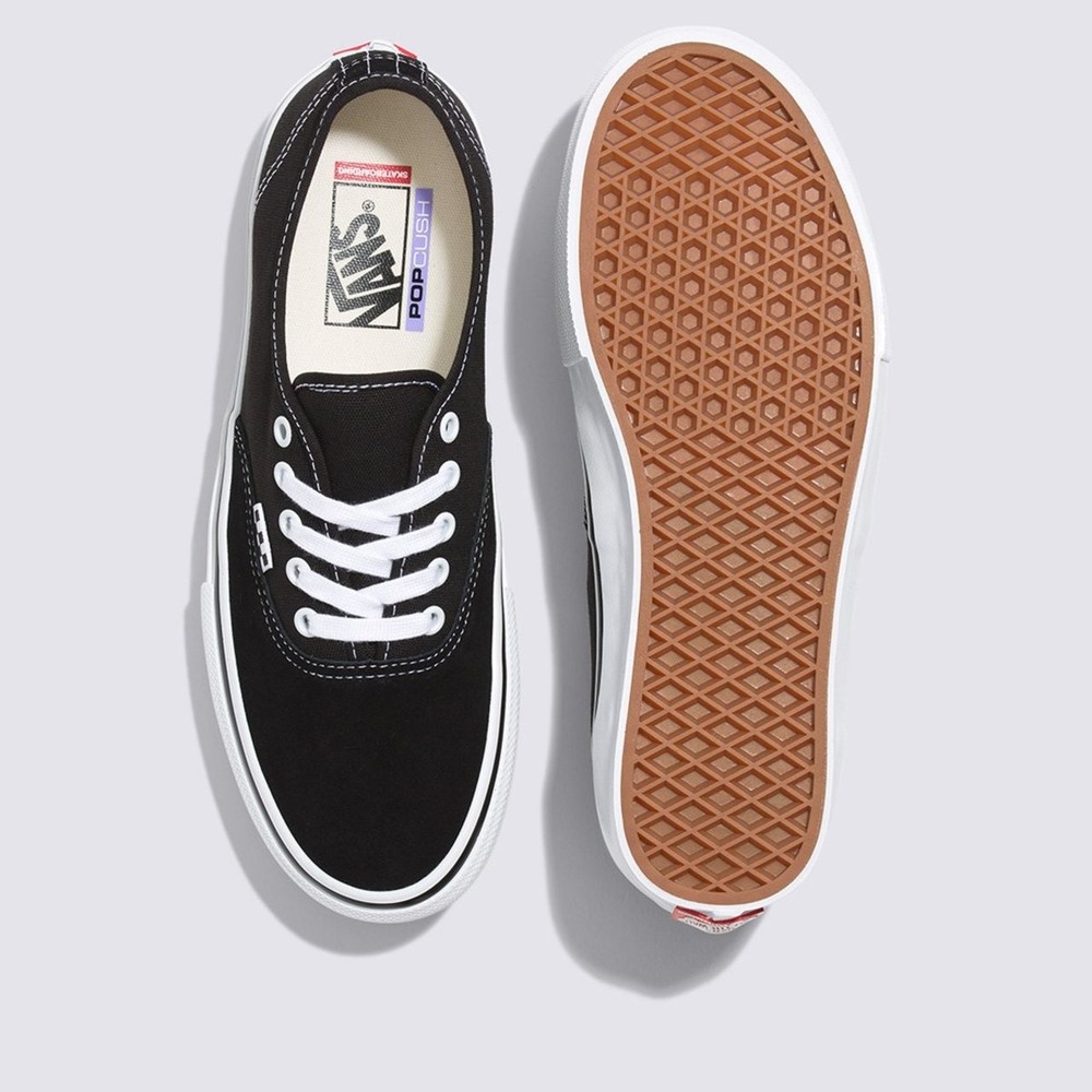 Tênis Vans Skate Pro Authentic Black White