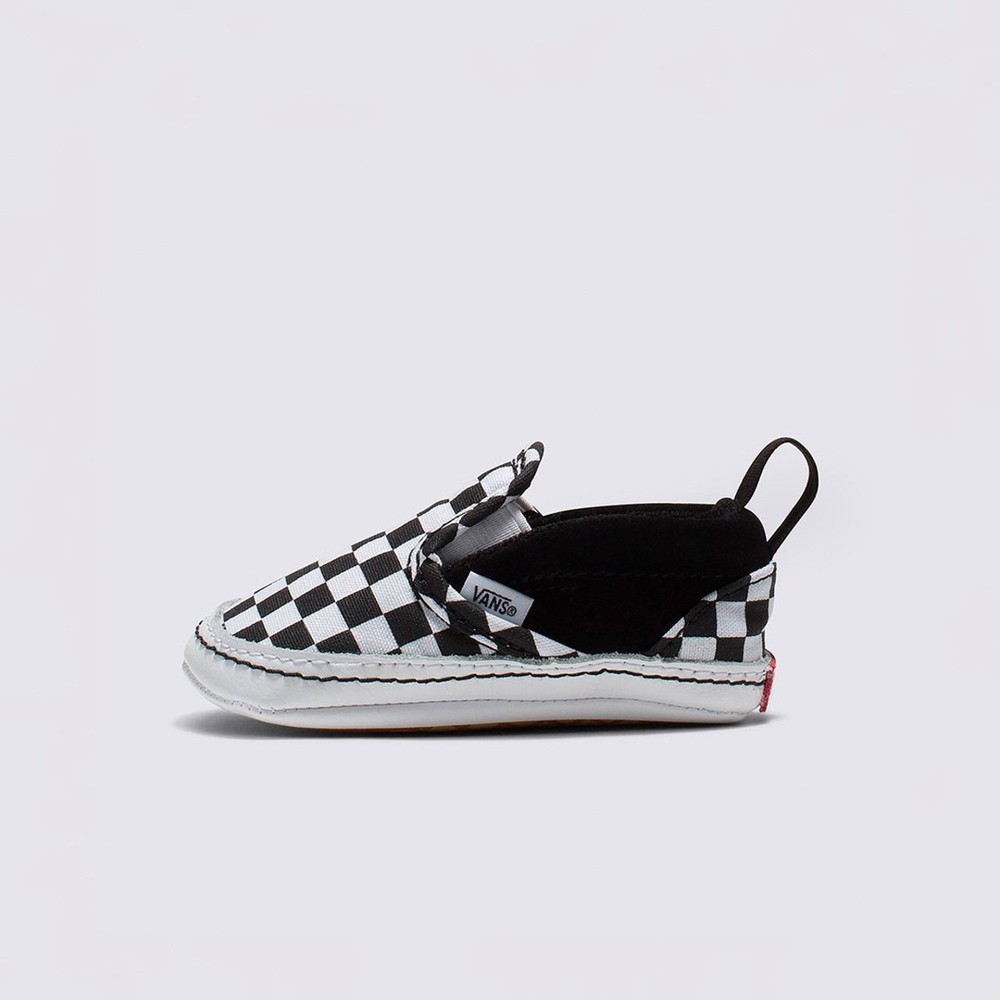 Tênis Vans Slip-On V Infantil Black Truewhite