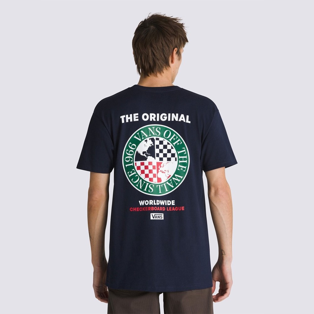 Camiseta Vans World Team SS Navy