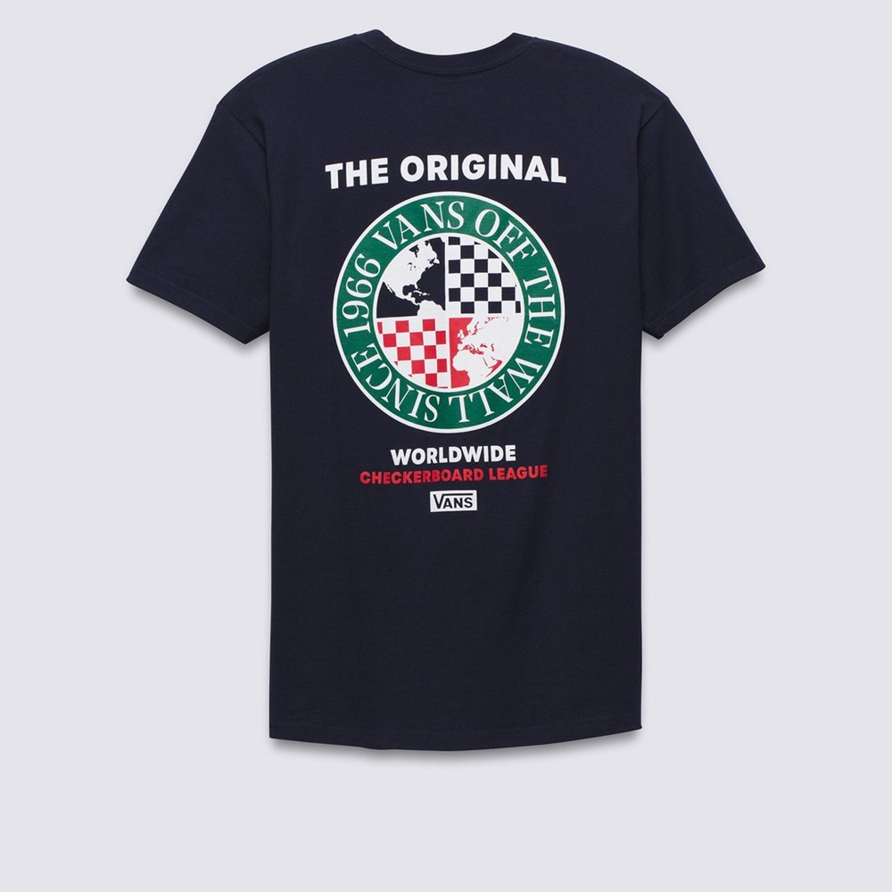 Camiseta Vans World Team SS Navy