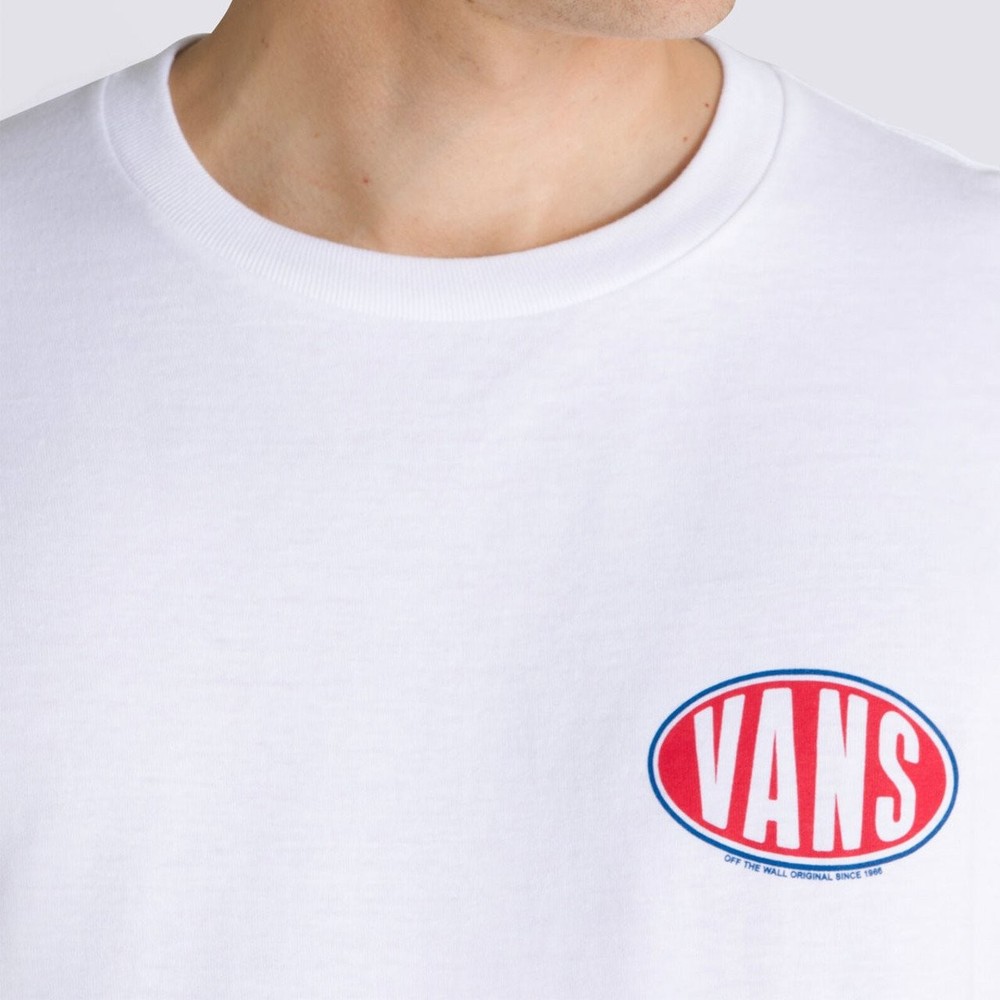 Camiseta Vans Spray On Ss White